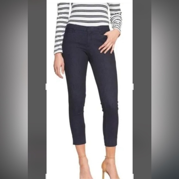 Banana Republic Cropped dark wash cropped jean - Picture 1 of 6